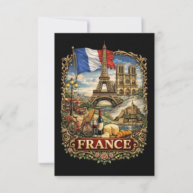 Carte De Remerciements France (Devant)