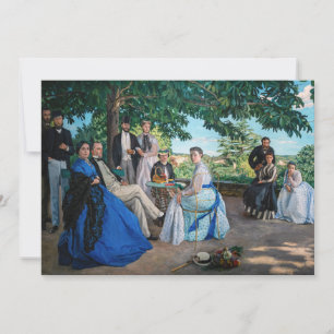 Carte De Remerciements Frédéric Bazille - La Réunion de Famille