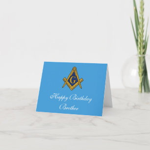 Carte De Remerciements Freemason Mason Freemason