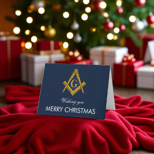 Carte De Remerciements Freemason Mason Freemason Noël