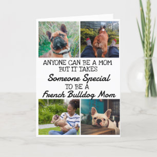 Carte De Remerciements French Bulldog...Carte de la Fête des Mères