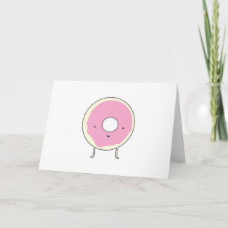 Carte De Remerciements Friandise de table sucrée dessert nourriture rose
