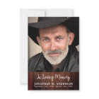 Funérailles rustiques Simple Sympathie Memorial Ph