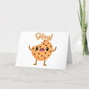 Carte De Remerciements Funny Chocolate Chip Cookie