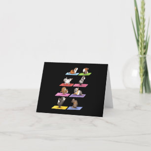 Carte De Remerciements Funny Guinea Pig Yoga