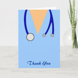 Carte De Remerciements Funny Scrubs