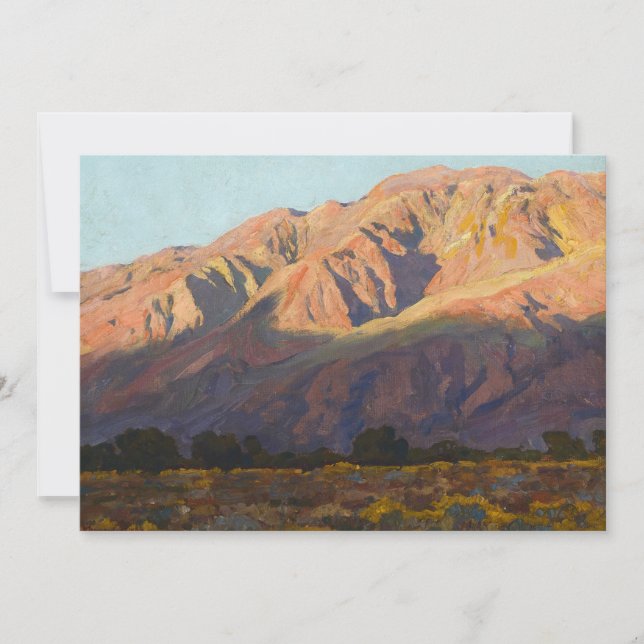 Carte De Remerciements Gamme Inyo au coucher du soleil, pin solitaire par (Devant)