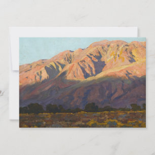 Carte De Remerciements Gamme Inyo au coucher du soleil, pin solitaire par