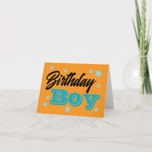 Carte De Remerciements Garçon d'anniversaire AJOUTEZ VOTRE PROPRE TEXTE