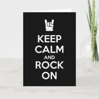 Gardez le calme et le rock