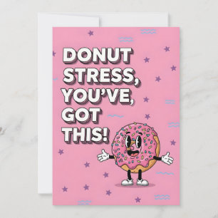 Carte De Remerciements Gâteau avec des paillettes drôles humour donut str
