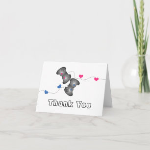 Carte De Remerciements Geeky Gamer Thank You Card