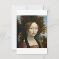 Ginevra de Benci par Léonard de Vinci
