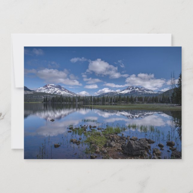 Carte De Remerciements Glace et neige | Lac Sparks, Oregon (Devant)
