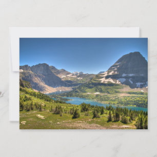 Carte De Remerciements Glace et neige   Parc national des Glaciers, Monta
