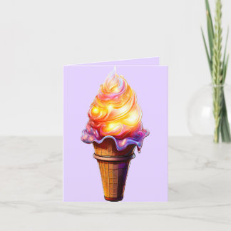 Carte De Remerciements Glace Lumineuse