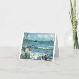 Carte De Remerciements Gogh vers la mer -