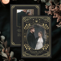 Gold Vintage Tarot Gothique Mariage Photo