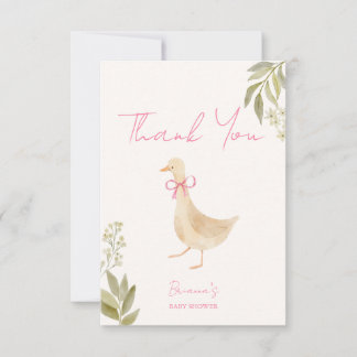 Carte De Remerciements Goose nursery rhymes baby shower