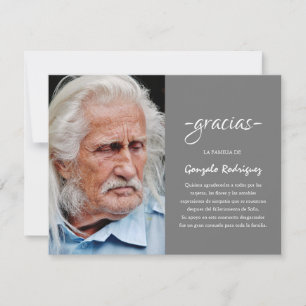 Carte De Remerciements Gracias Simpatia   Photo espagnole de sympathie