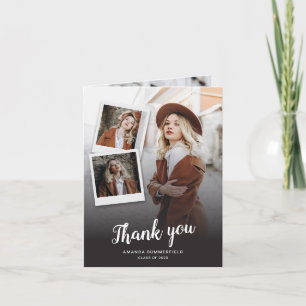 Carte De Remerciements Graduation 2025 Photos Script Graduate