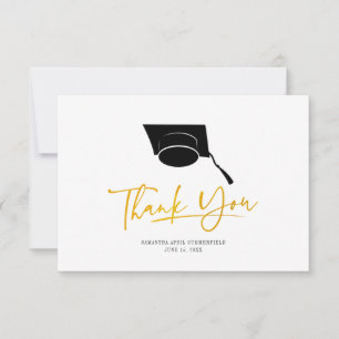 Carte De Remerciements Graduation 2025 Script Grad