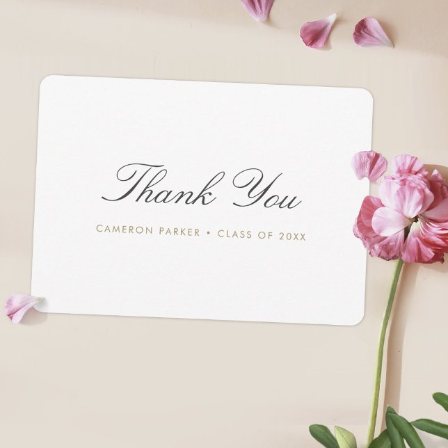 Carte De Remerciements Graduation personnalisée (Créateur téléchargé)
