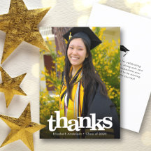 Graduation photo bold simple typographie moderne