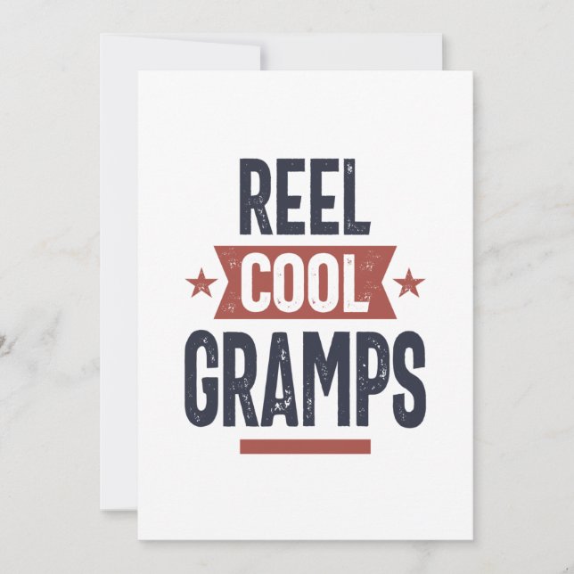 Carte De Remerciements Grampes Cool de bobine | Cadeau Père Grand-Père (Devant)