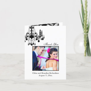 Carte de remerciements grand de salle de bal