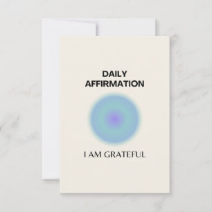 Carte De Remerciements Gratuit Affirmation Quotidienne Positive Spirituel