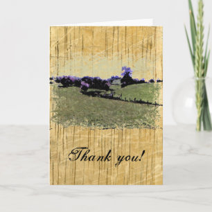 Carte De Remerciements Griffonnage de Powys