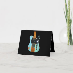 Carte De Remerciements Guitar Gift Guitare électrique Cool