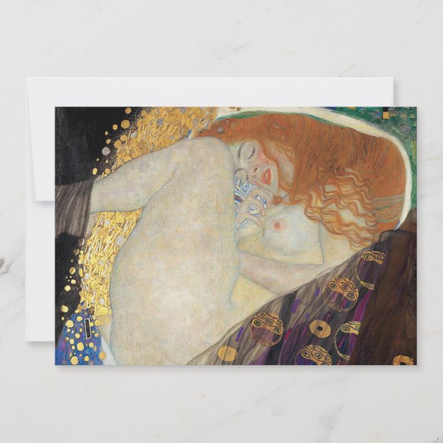 Carte De Remerciements Gustav Klimt - Danae (Devant)