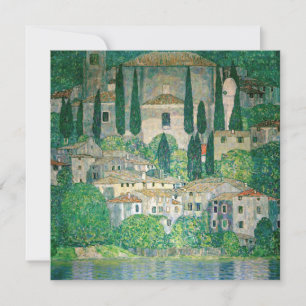 Carte De Remerciements Gustav Klimt - Église à Cassone
