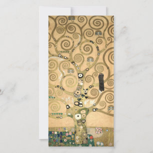 Carte De Remerciements Gustav Klimt - L'Arbre de Vie, La Frieze Stoclet