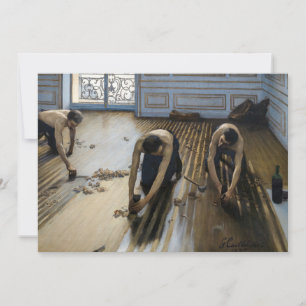Carte De Remerciements Gustave Caillebotte - Les Raboteurs de parquet