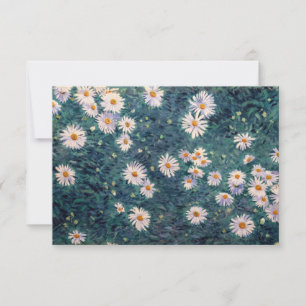 Carte De Remerciements Gustave Caillebotte - Lit de marguerites, détails