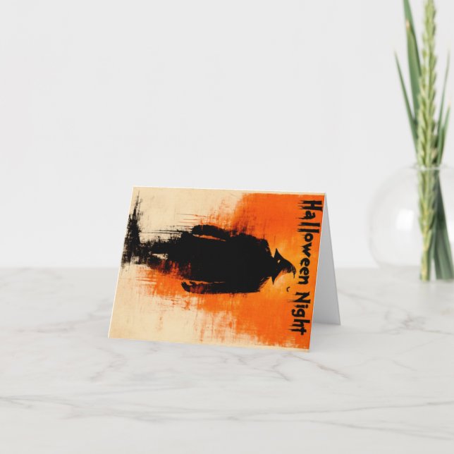 Carte De Remerciements Halloween Graphic - 1960 Poster Vibes (Devant)