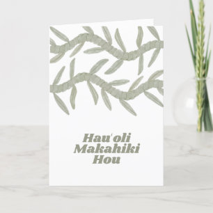 Carte De Remerciements HauPolitiqueOli Makahiki Hou