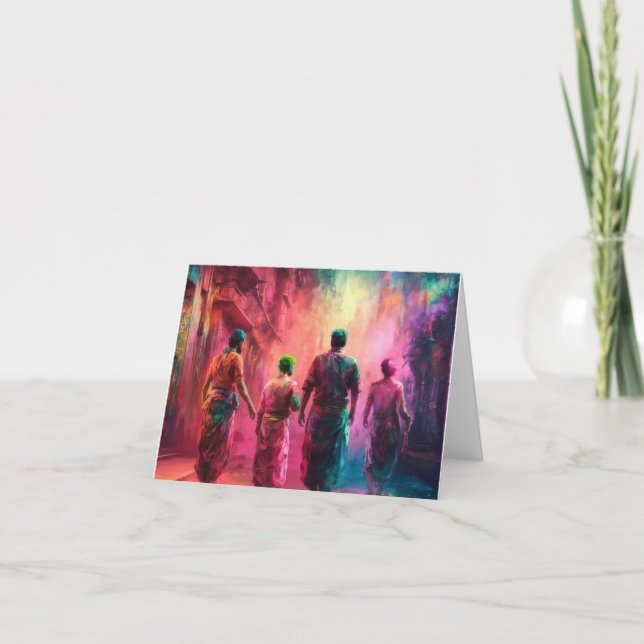 Carte De Remerciements HINDU Pourquoi pourchasser les arc-en-ciel quand i (Devant)