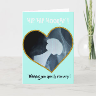 Carte De Remerciements Hip, Hip, Hooray - Hip Operation - Obtenez bien bi