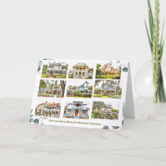 Carte De Remerciements Historic Homes of Fernandina Beach 5x7 Note Card
