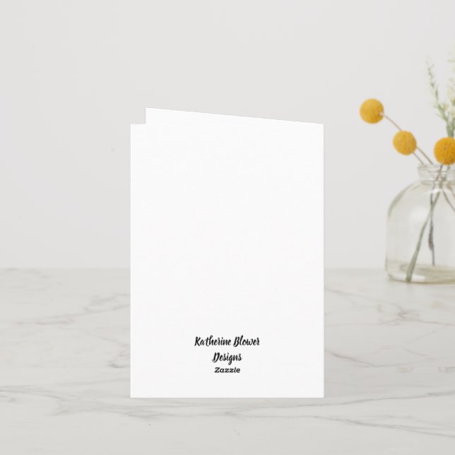 Carte De Remerciements Holly King (Verso)