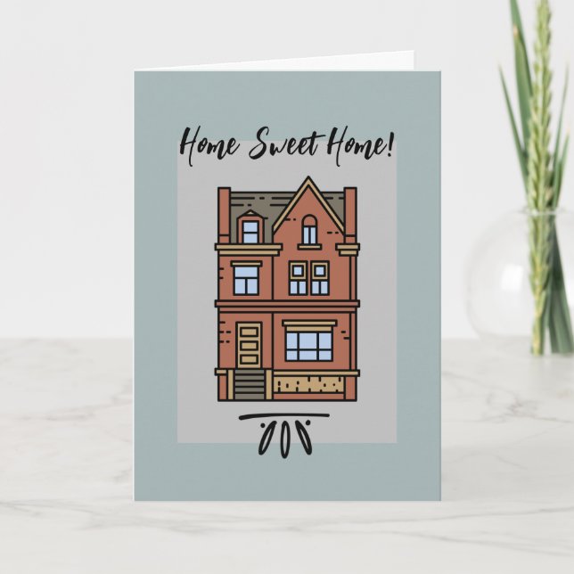 Carte De Remerciements Home Sweet Home (Devant)