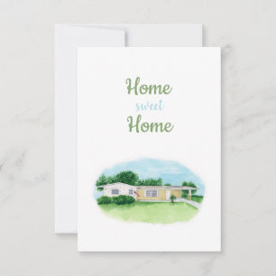 Carte De Remerciements Home Sweet Home Card