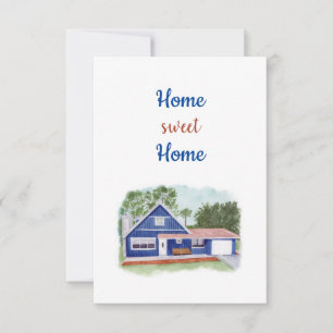 Carte De Remerciements Home Sweet Home Card
