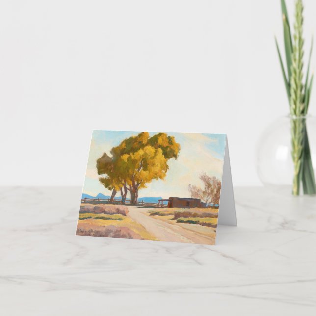 Carte De Remerciements Homestead par Maynard Dixon (Devant)