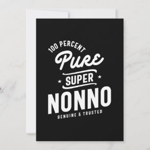 Carte De Remerciements Hommes 100% Pure Super Nonno Cadeau
