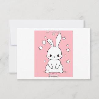 Carte De Remerciements Honney Bunny